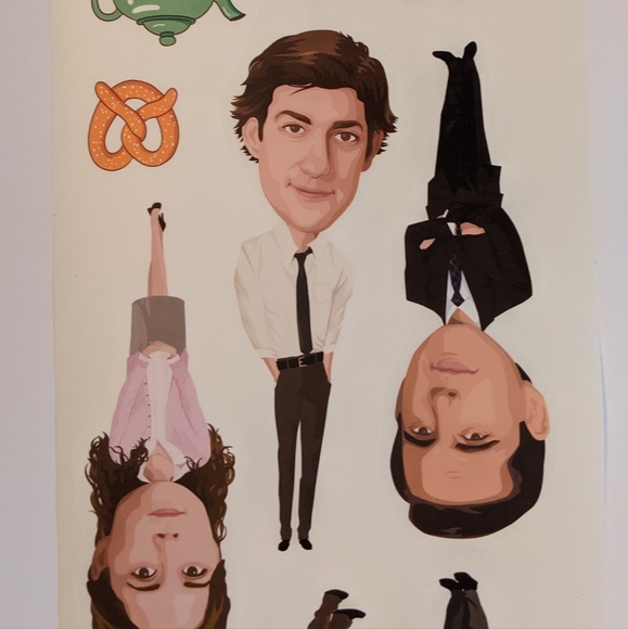 The Office Wall Art Dwight Schrute Michael Scott Home Decor Decals - Picture 2 of 3